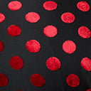 Unique Vintage Black & Red Swiss Dot Burton Caftan Dress - Unique Vintage - Womens, DRESSES, MAXI