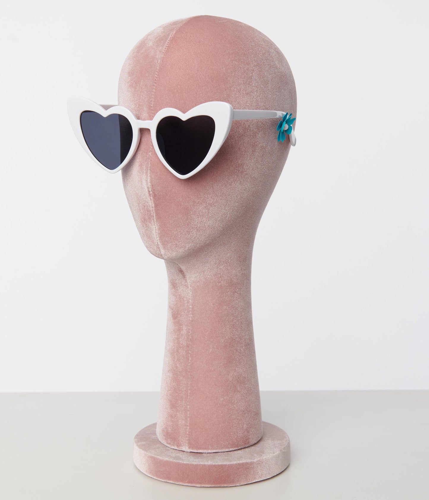 Unique Vintage White Heart Sunglasses - Unique Vintage - Womens, ACCESSORIES, SUNGLASSES