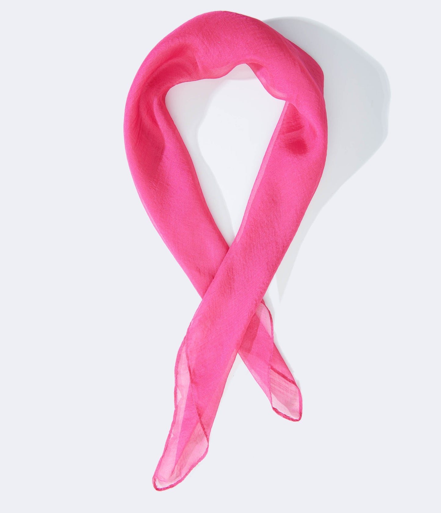 Unique Vintage 1950s Pink Chiffon Hair Scarf - Unique Vintage - Womens, ACCESSORIES, HAIR