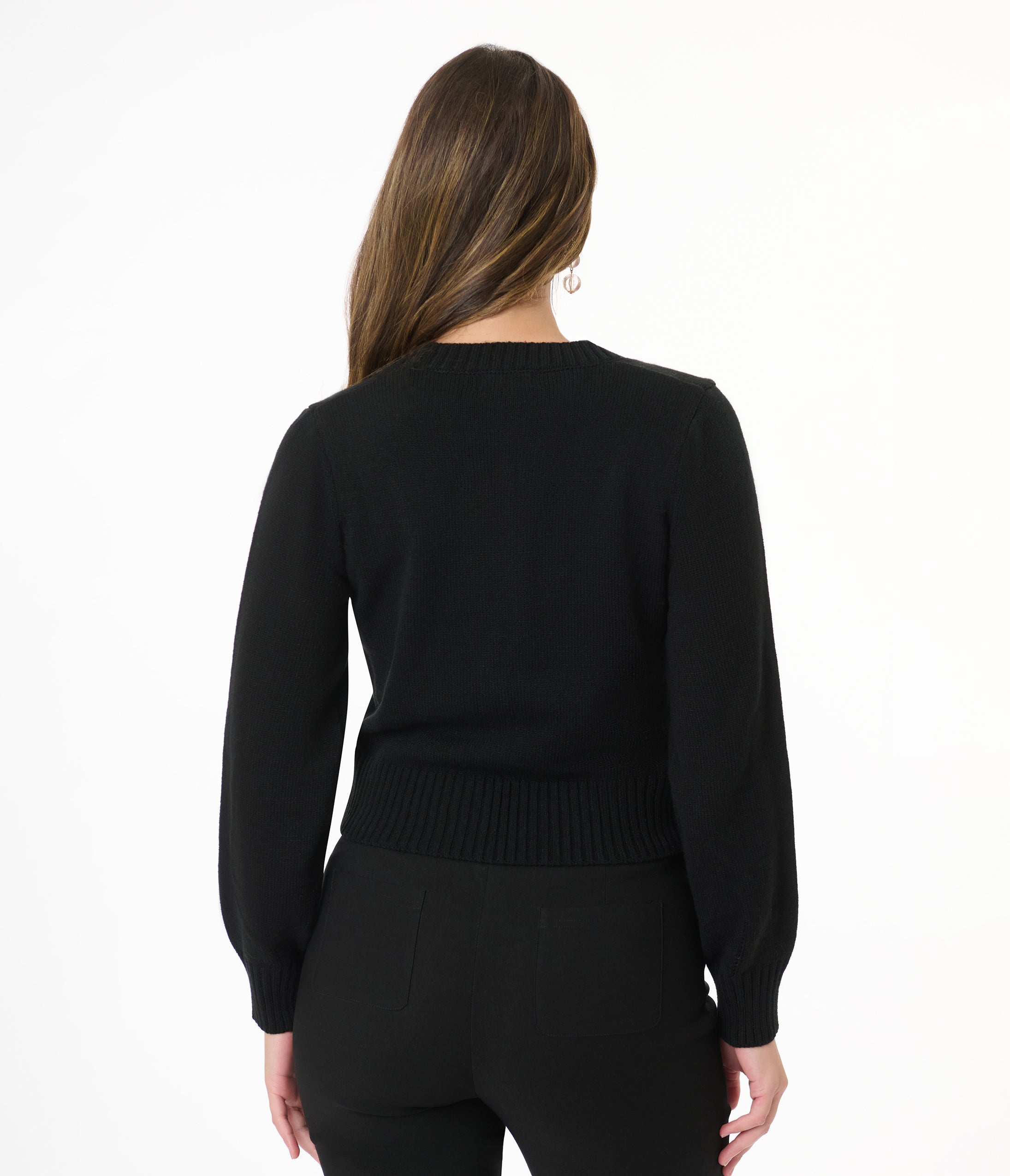 Smak Parlour 1960s Black Monarch Butterfly Cardigan