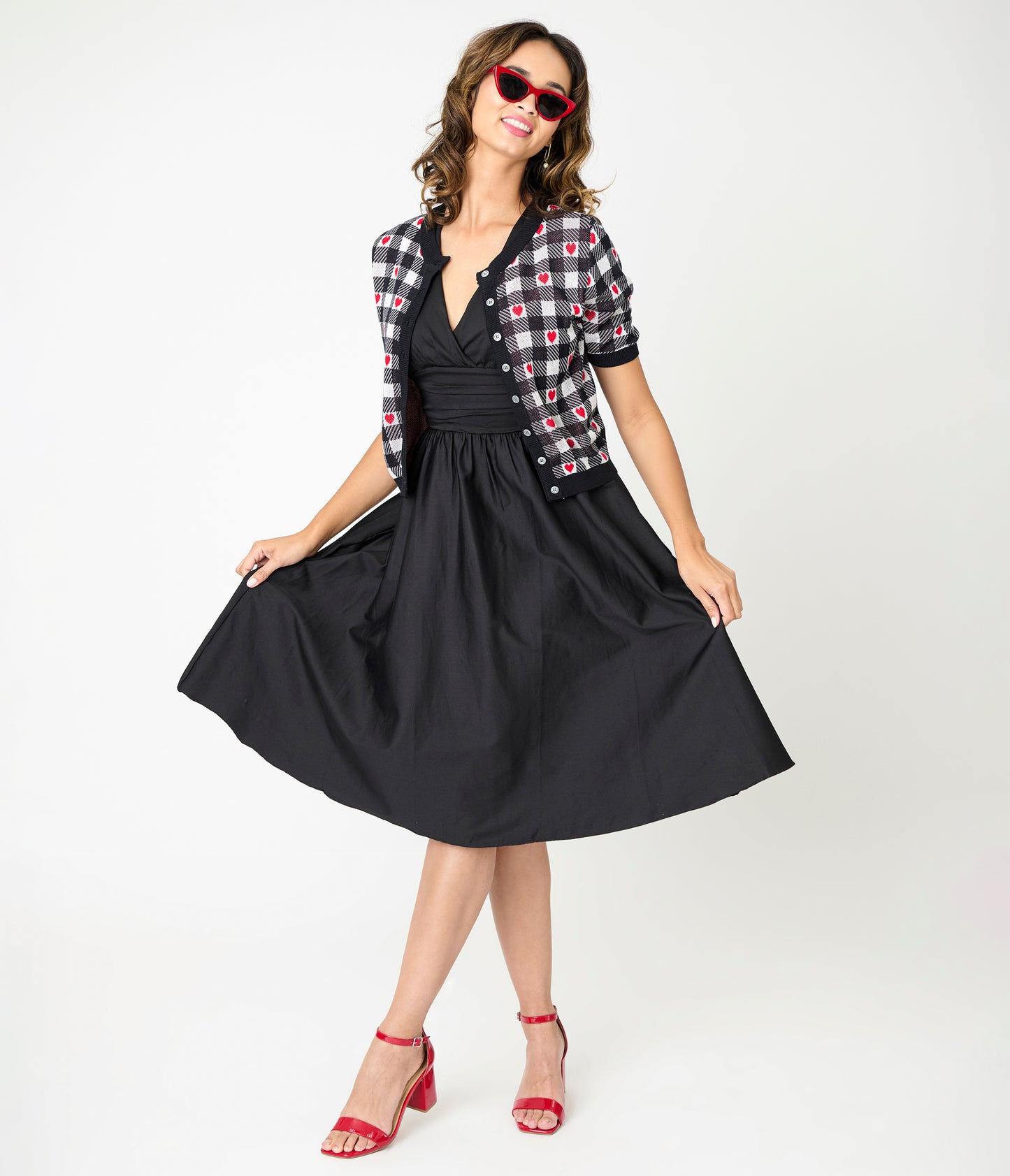 Timeless London Black Candace Swing Dress
