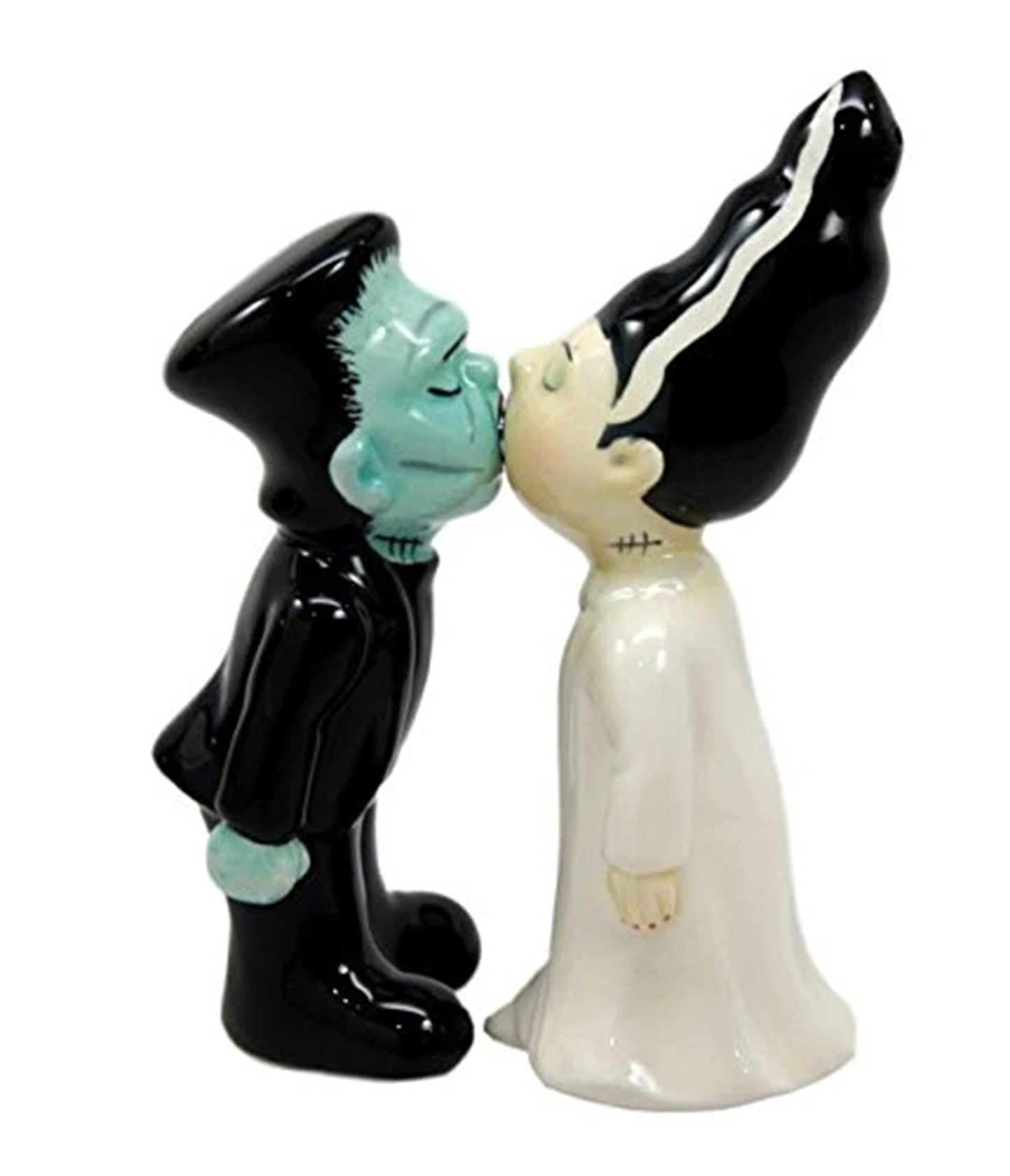Frankenstein & Bride Ceramic Salt & Peper Shaker Set