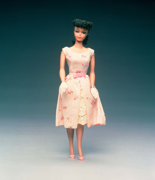 Barbie x Unique Vintage 1960s Pink Rosebud Garden Party