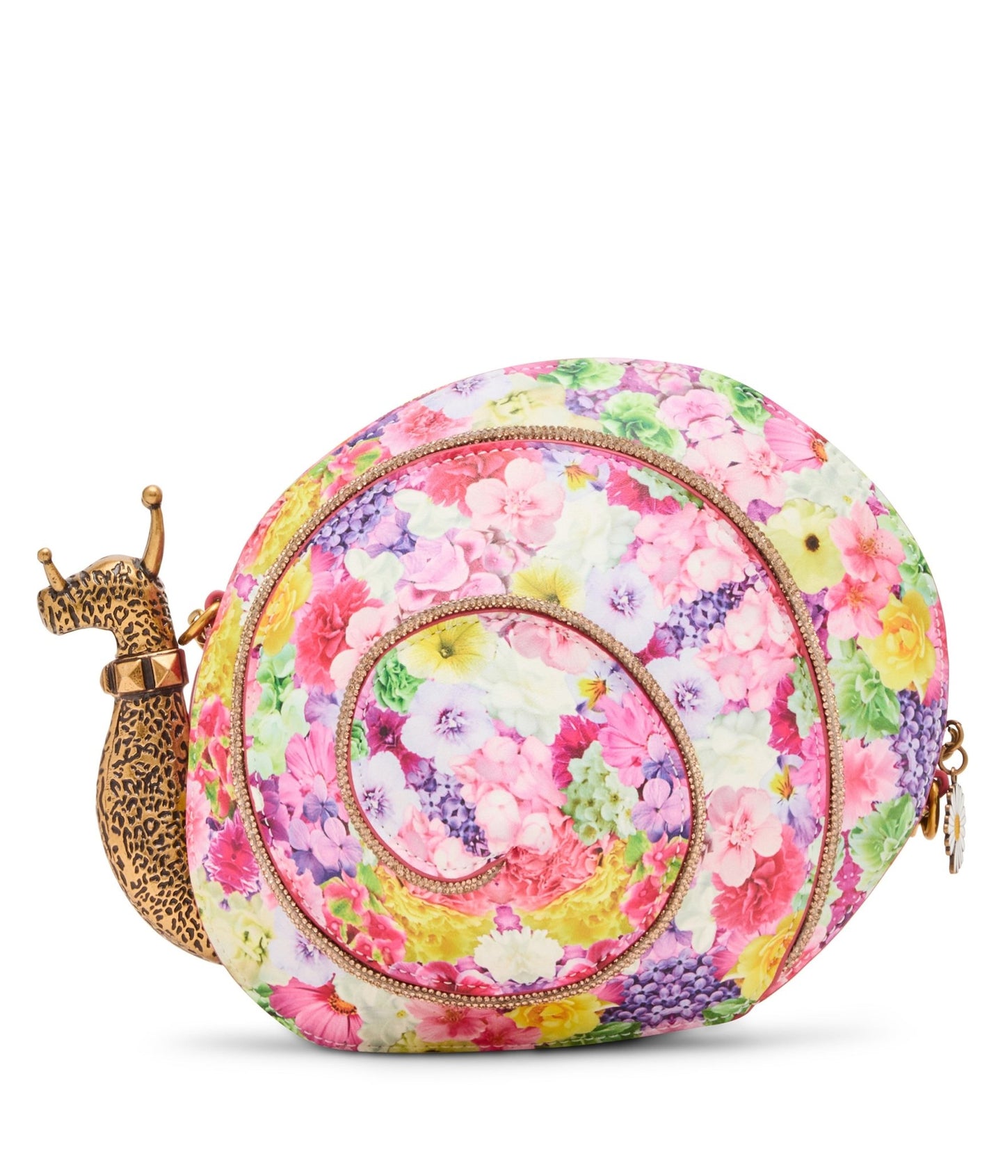 Betsey Johnson Kaleidoscope Floral Snailed It Crossbody Bag - Unique Vintage - Womens, ACCESSORIES, HANDBAGS