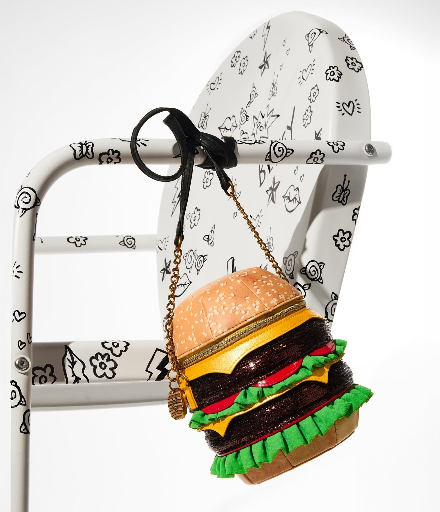 Betsey Johnson Nice Buns Crossbody Bag - Unique Vintage - Womens, ACCESSORIES, HANDBAGS