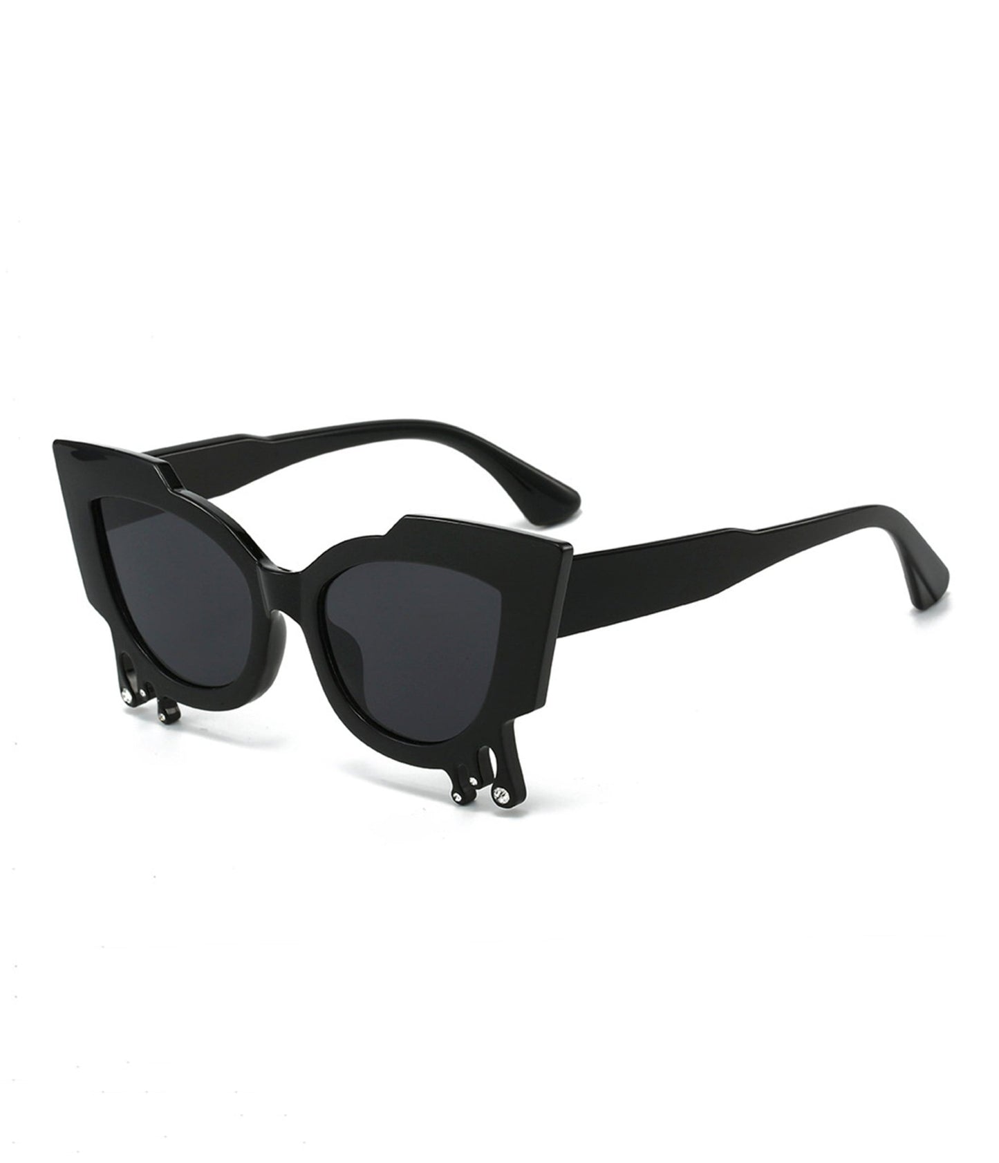 Black Diamond Devil's Tears Sunglasses - Unique Vintage - Womens, ACCESSORIES, SUNGLASSES