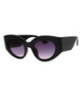 Black Flattery Chunky Sunglasses