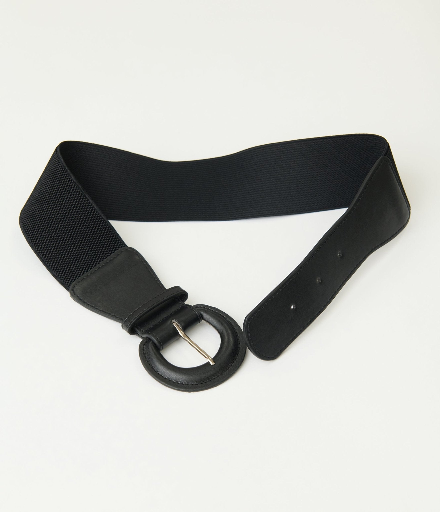 Black Leatherette Cinch Belt – Unique Vintage