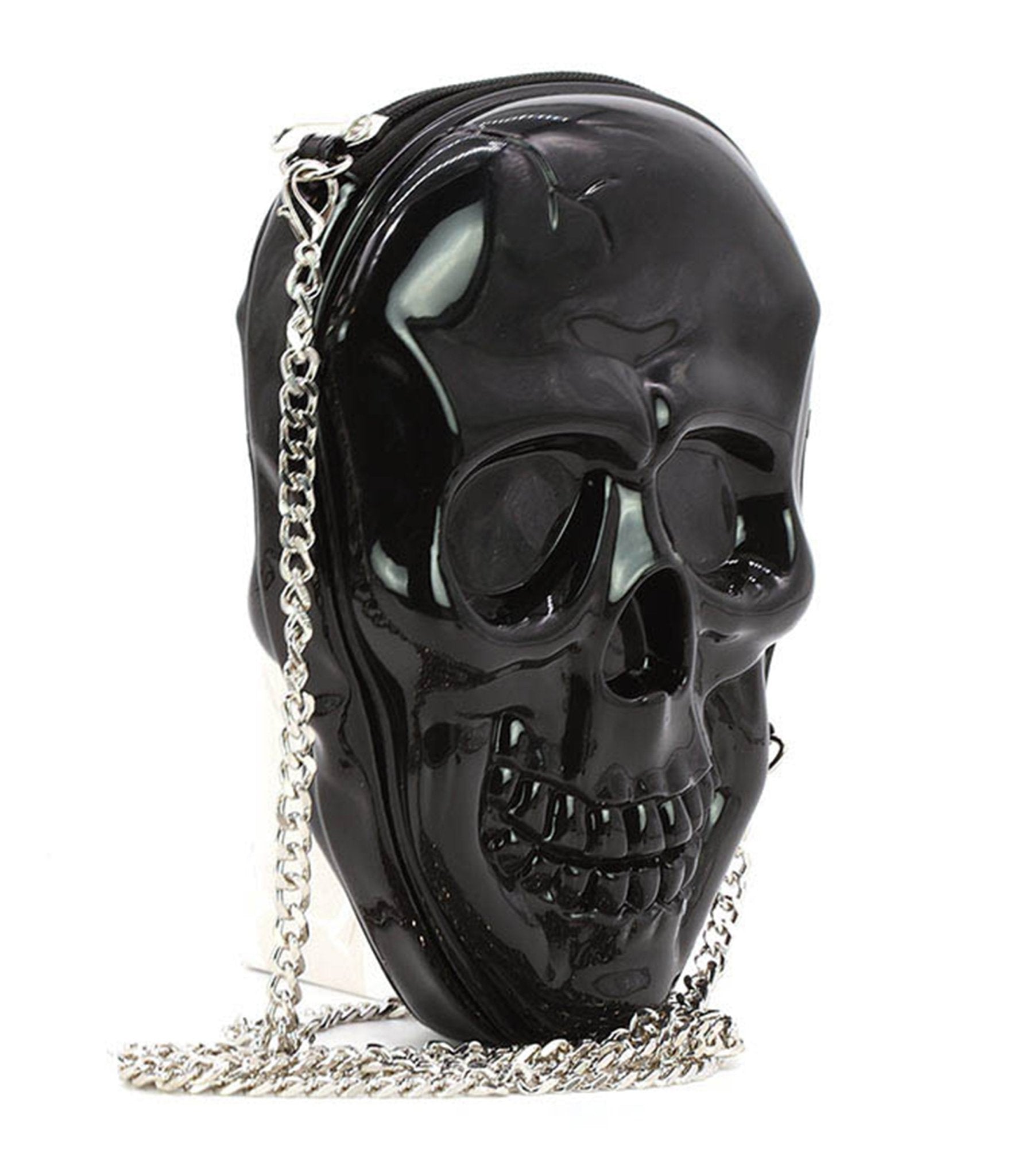 Black Skull Head Crossbody Bag - Unique Vintage - Womens, ACCESSORIES, HANDBAGS