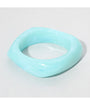 Blue Acetate Chunky Bangle