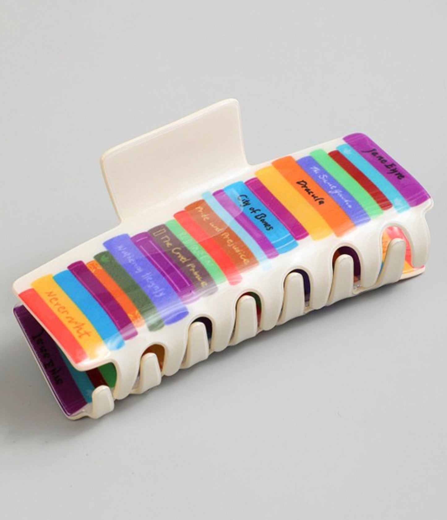Book Shelf Hair Clip - Unique Vintage - Womens, ACCESSORIES, HAIR