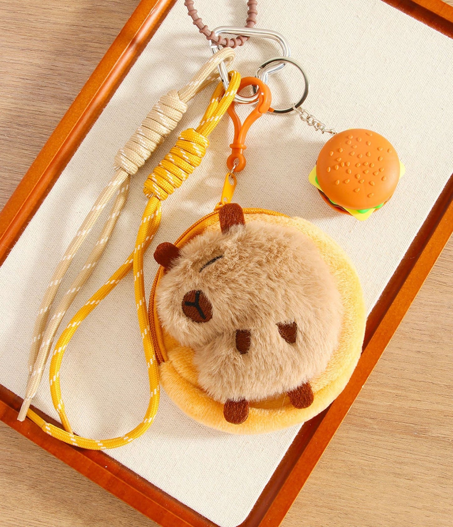 Capybara Plush Coin Bag Keychain - Unique Vintage - Womens, ACCESSORIES, GIFTS/HOME