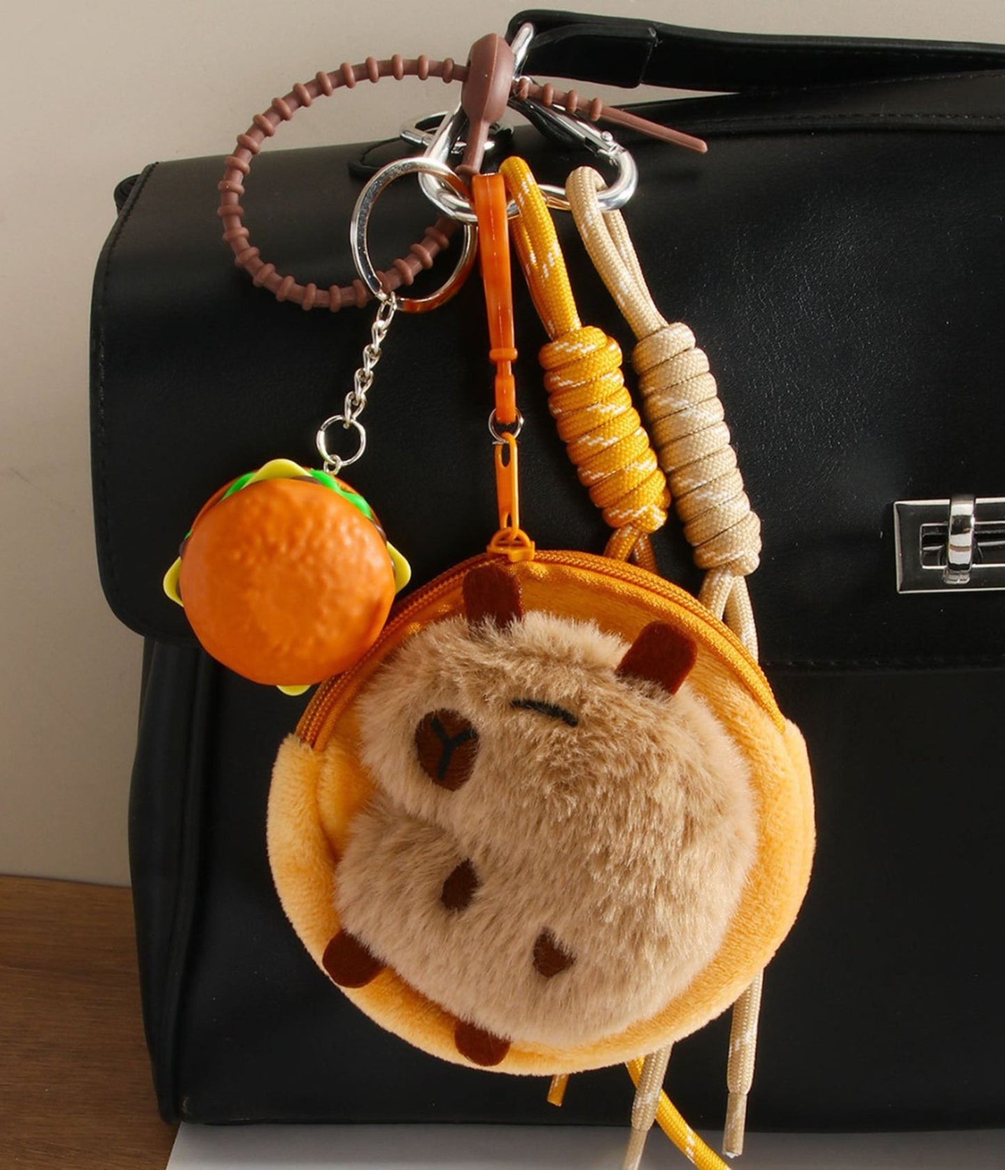 Capybara Plush Coin Bag Keychain - Unique Vintage - Womens, ACCESSORIES, GIFTS/HOME