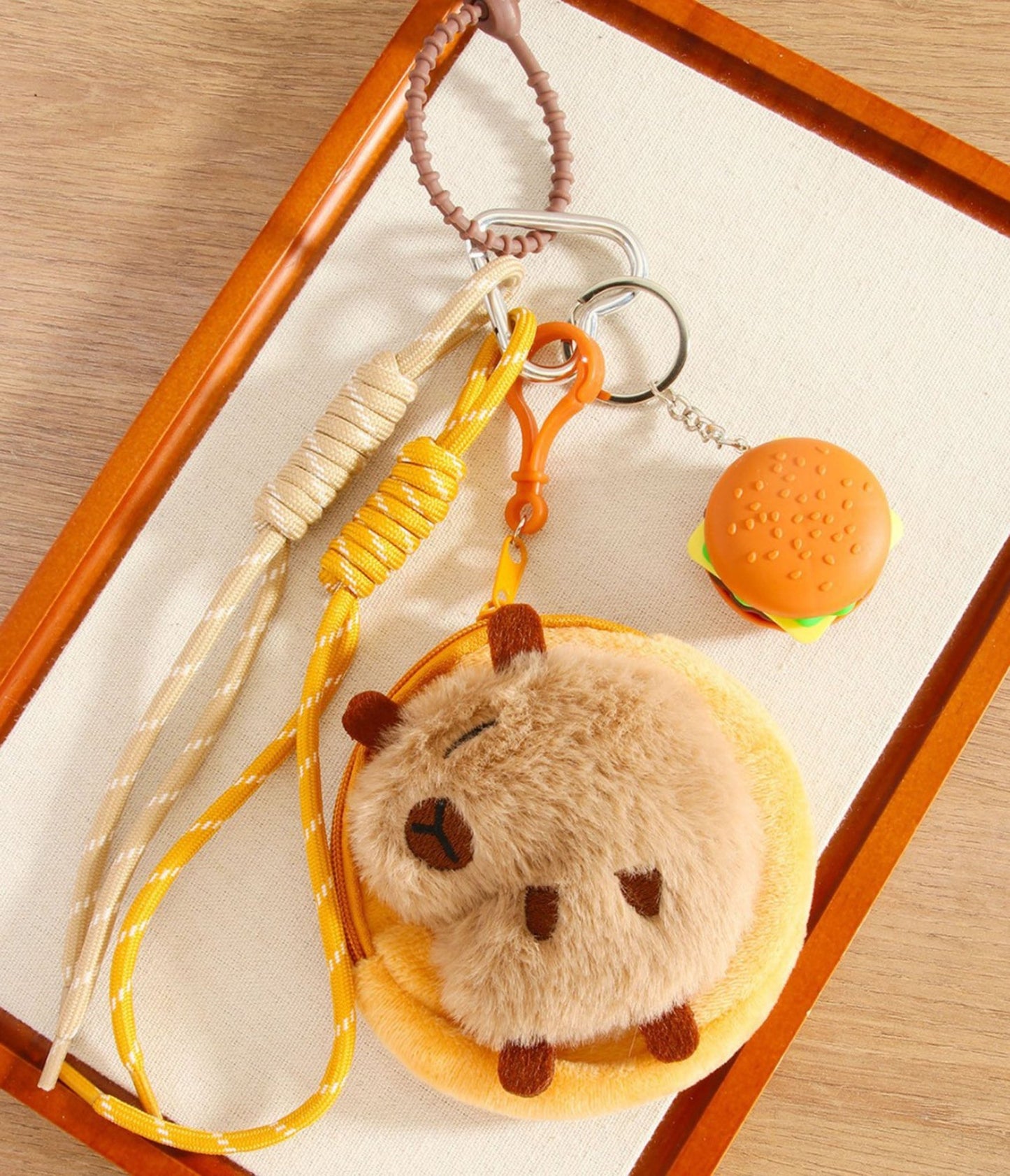 Capybara Plush Coin Bag Keychain - Unique Vintage - Womens, ACCESSORIES, GIFTS/HOME