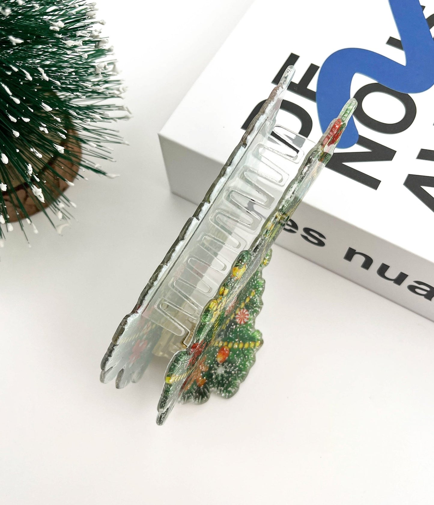 Christmas Tree Hair Clip - Unique Vintage - Womens, ACCESSORIES, HAIR