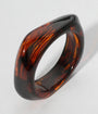 Dark Brown Tortoise Acetate Chunky Bangle