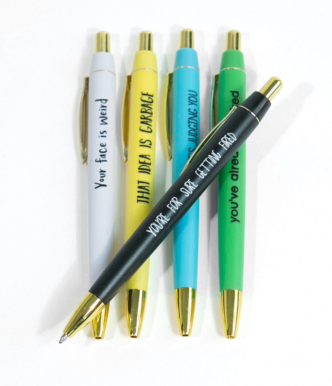 Demotivational Ballpoint Pen Set - Unique Vintage - Womens, ACCESSORIES, GIFTS/HOME