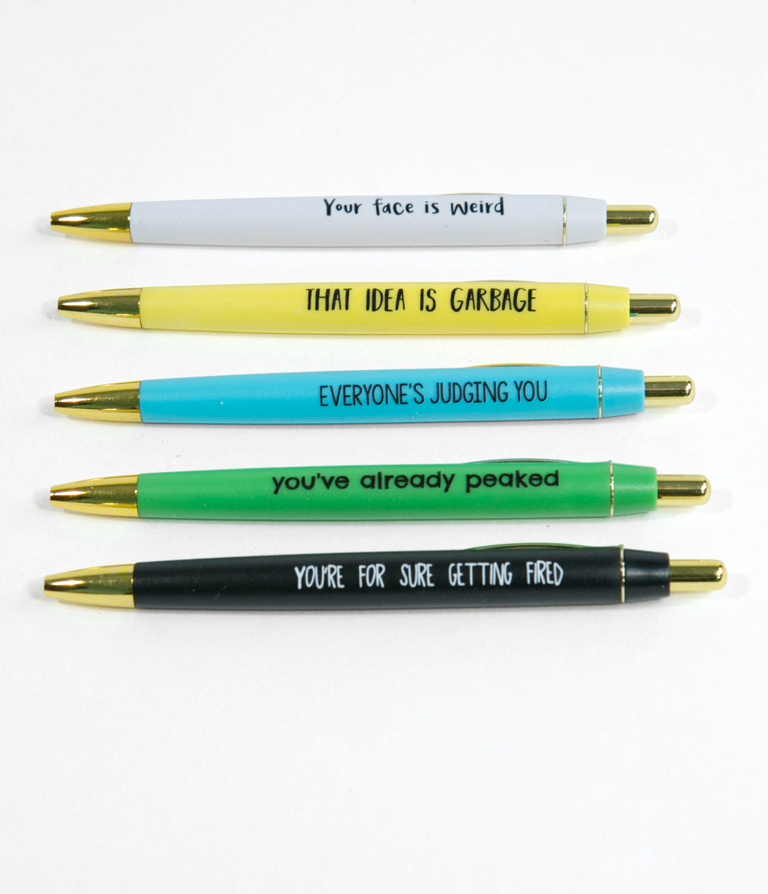 Demotivational Ballpoint Pen Set - Unique Vintage - Womens, ACCESSORIES, GIFTS/HOME