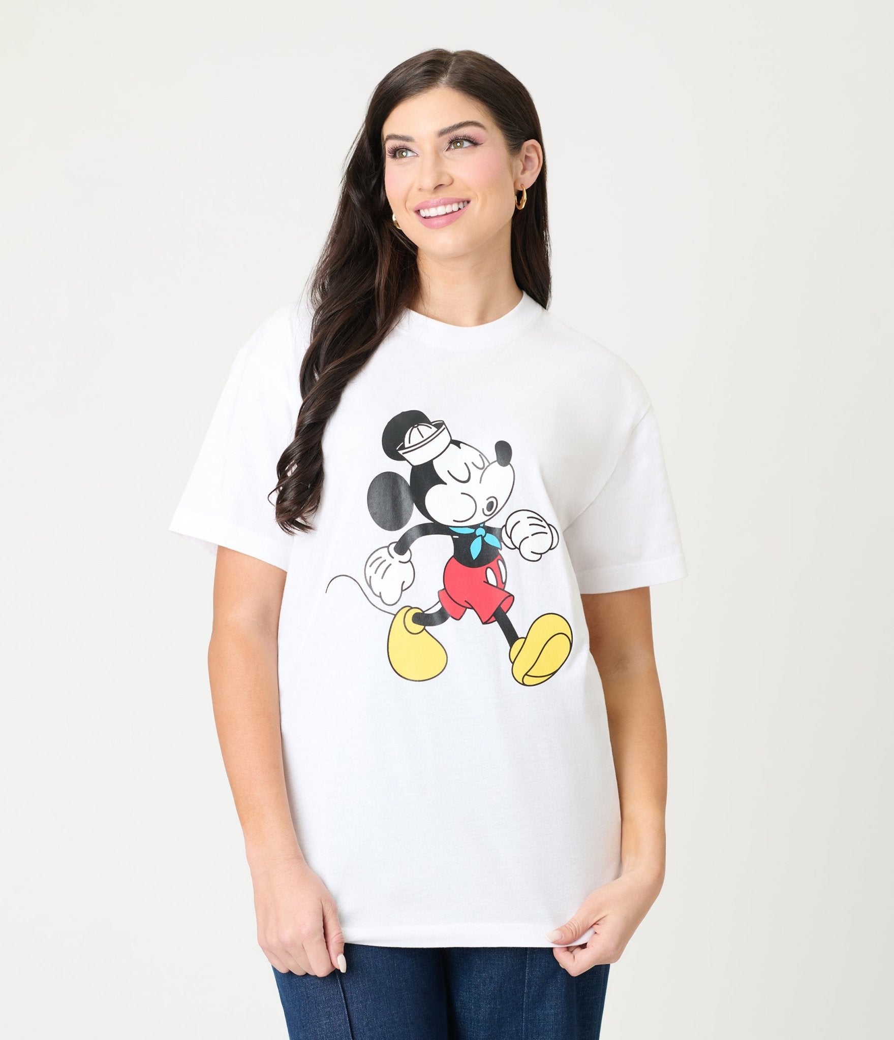 Disney's Mickey & Friends by Unique Vintage Sailor Mickey Unisex Graphic Tee - Unique Vintage - Womens, GRAPHIC TEES, TEES