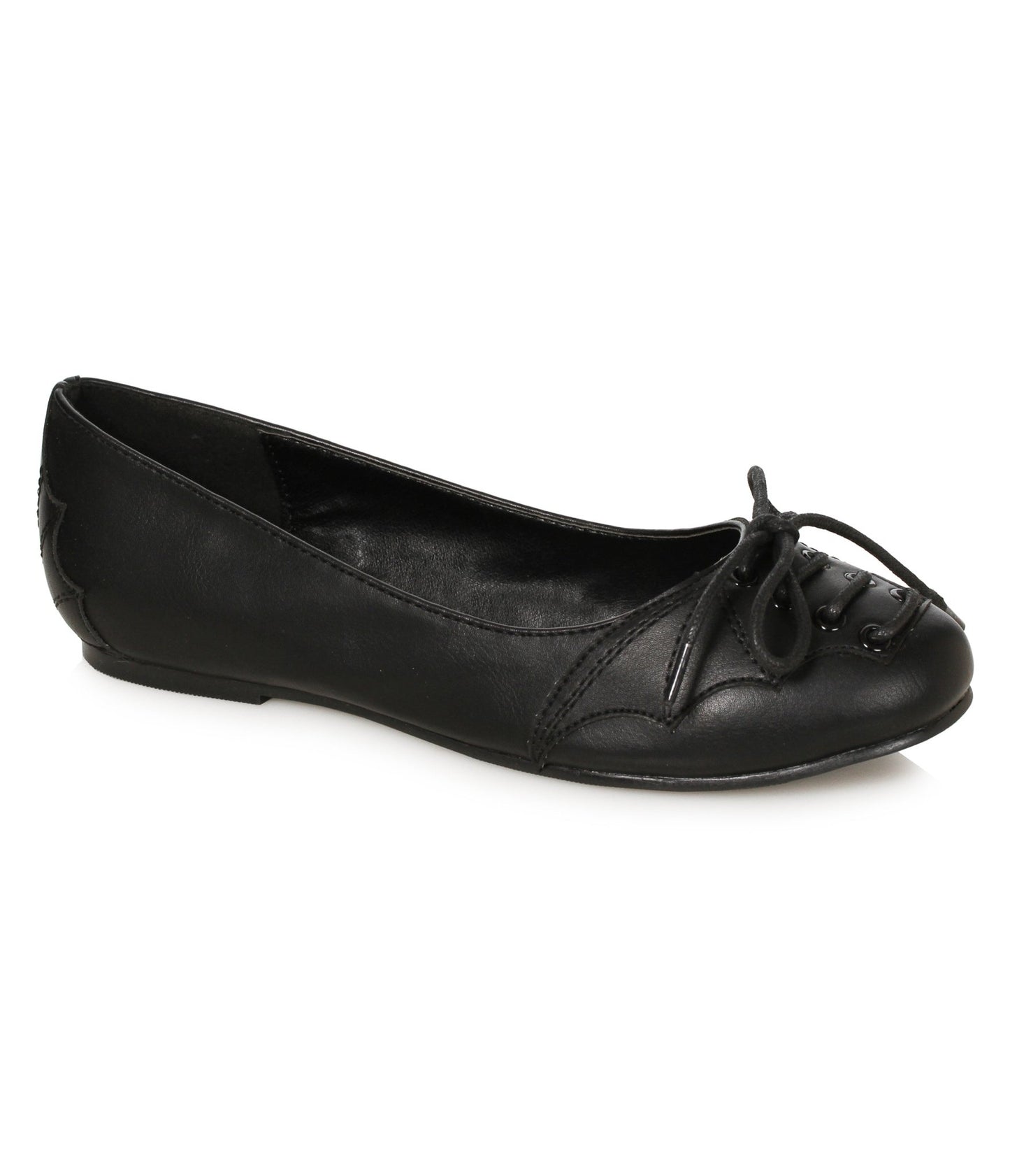 Ellie Shoes Black Bat Wing Flats - Unique Vintage - Womens, SHOES, HEELS