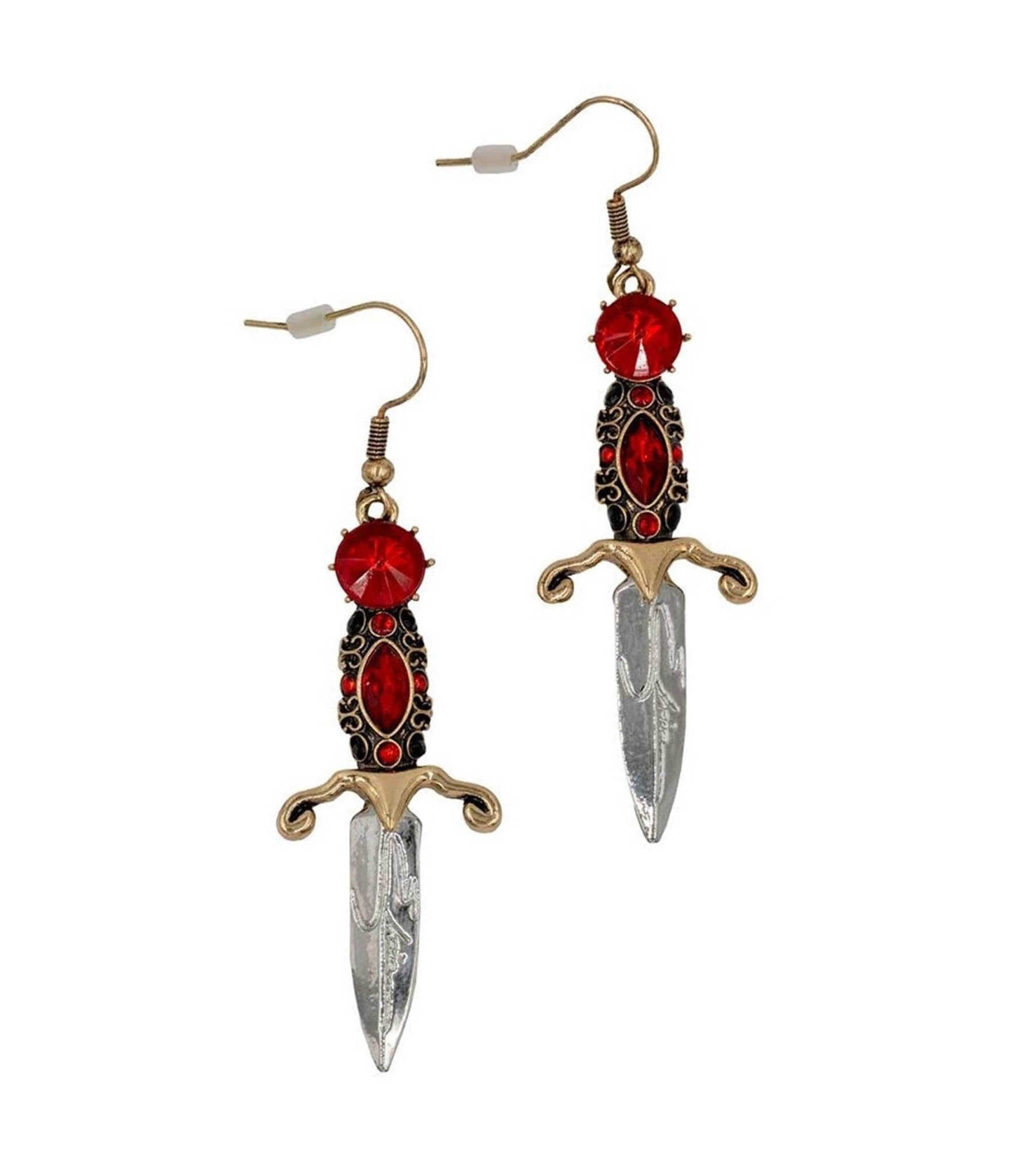 Elvira Dagger Earrings – Unique Vintage