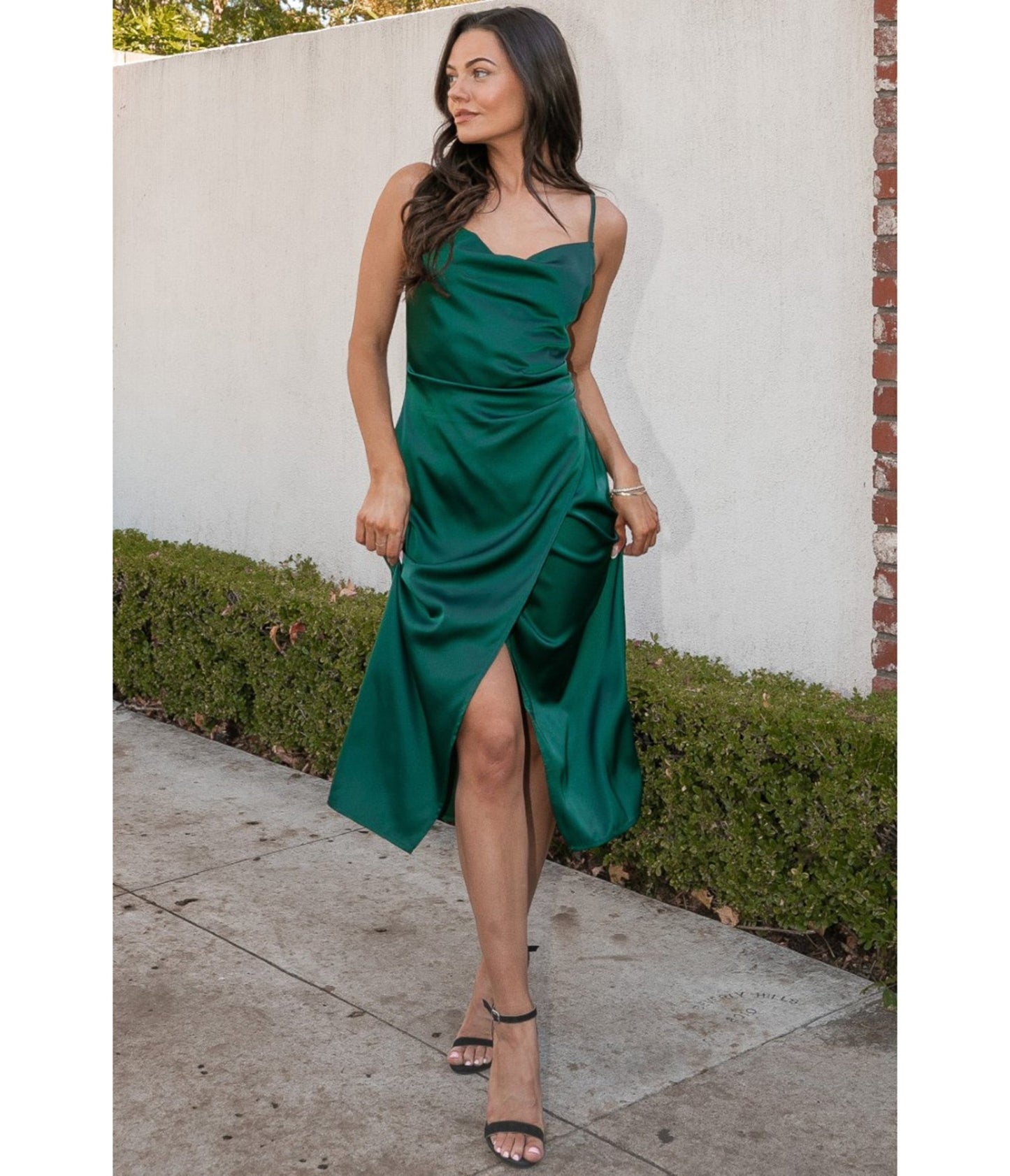 Emerald Emma Midi Dress - Unique Vintage - Womens, DRESSES, MIDI