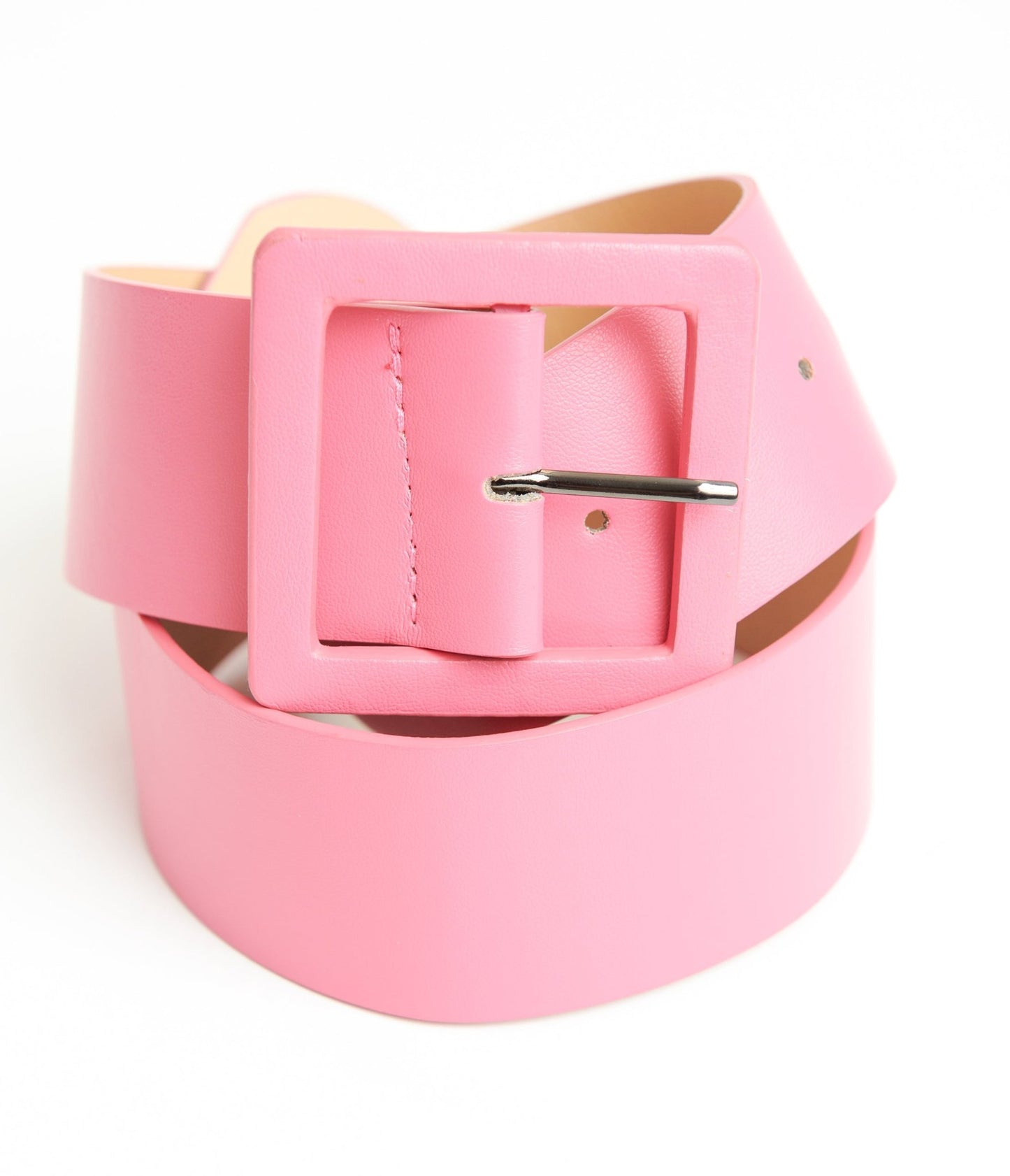 Fuchsia Leatherette Wide Belt - Unique Vintage - Womens, ACCESSORIES, BELTS