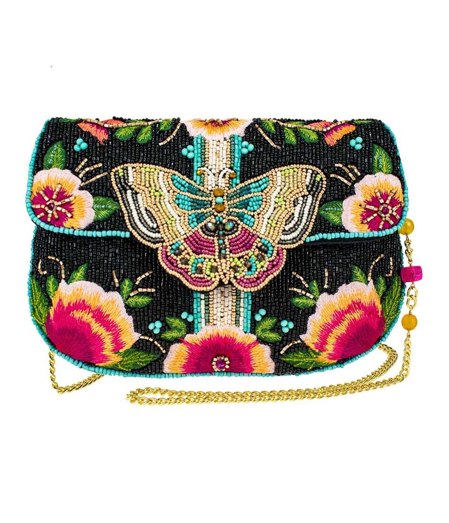 Mary Frances Dream Chaser Beaded Crossbody Clutch - Unique Vintage - Womens, ACCESSORIES, HANDBAGS