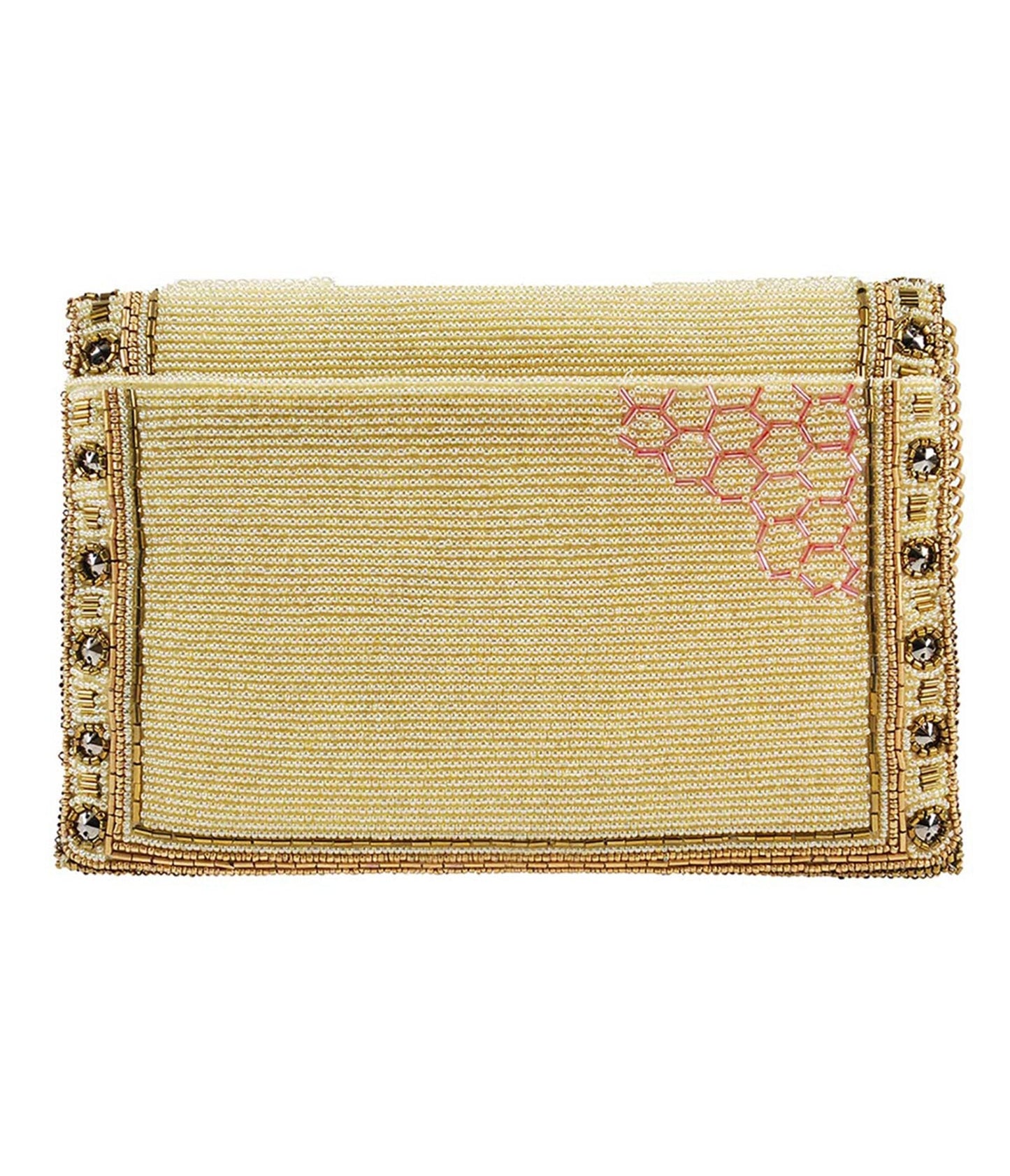 Mary Frances Golden Beaded Bee Handbag - Unique Vintage - Womens, ACCESSORIES, HANDBAGS