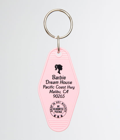 Pink Barbie Dream House Motel Key Fob - Unique Vintage - Womens, ACCESSORIES, GIFTS/HOME
