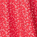 Plus Size Retro Red & White Floral Halter Kimberley Swing Dress - Unique Vintage - Womens, DRESSES, SWING