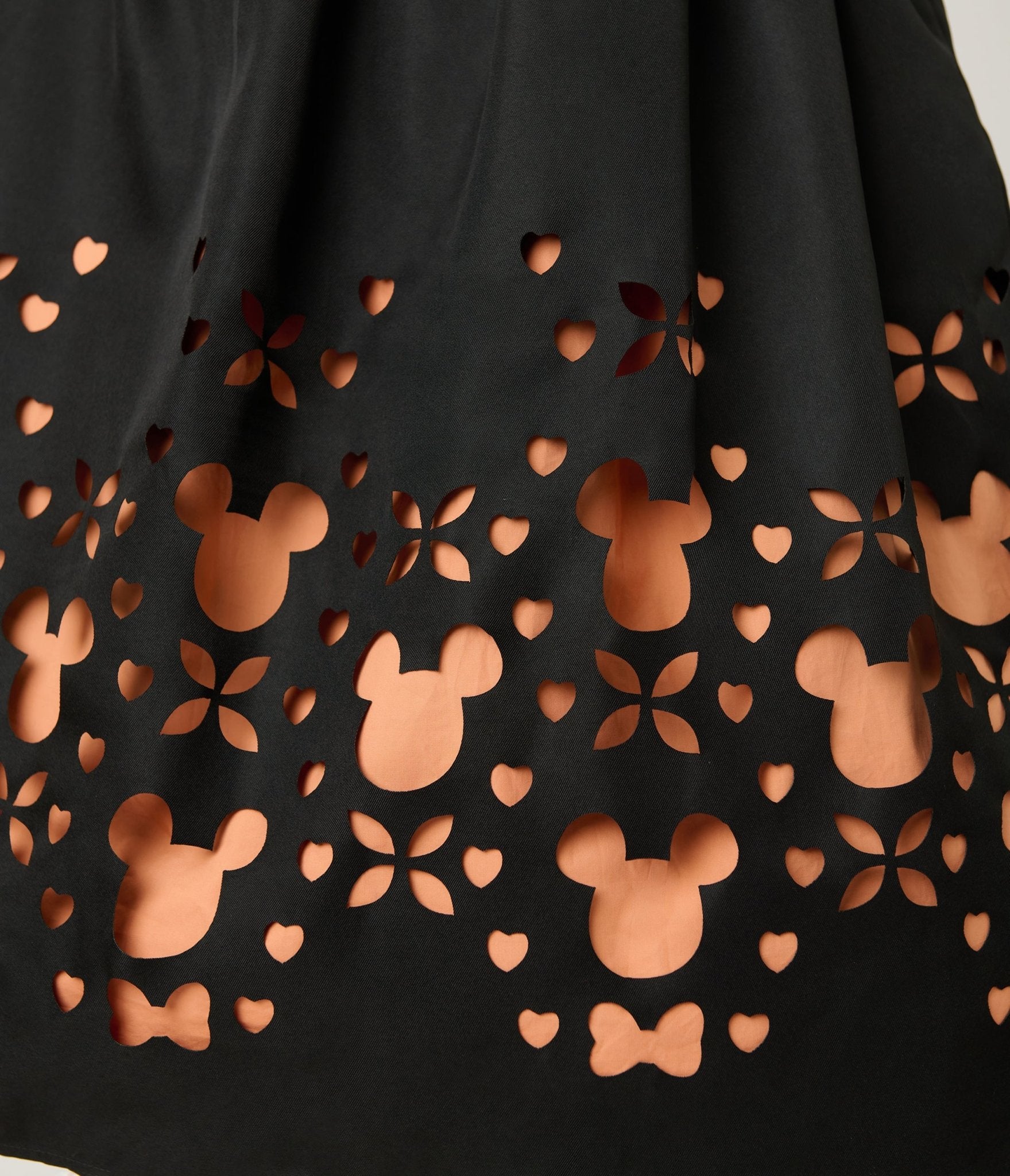 Disney Mickey & Friends Collection By Unique Vintage Black & Orange Mickey Cutout Swing Dress - Unique Vintage - Womens