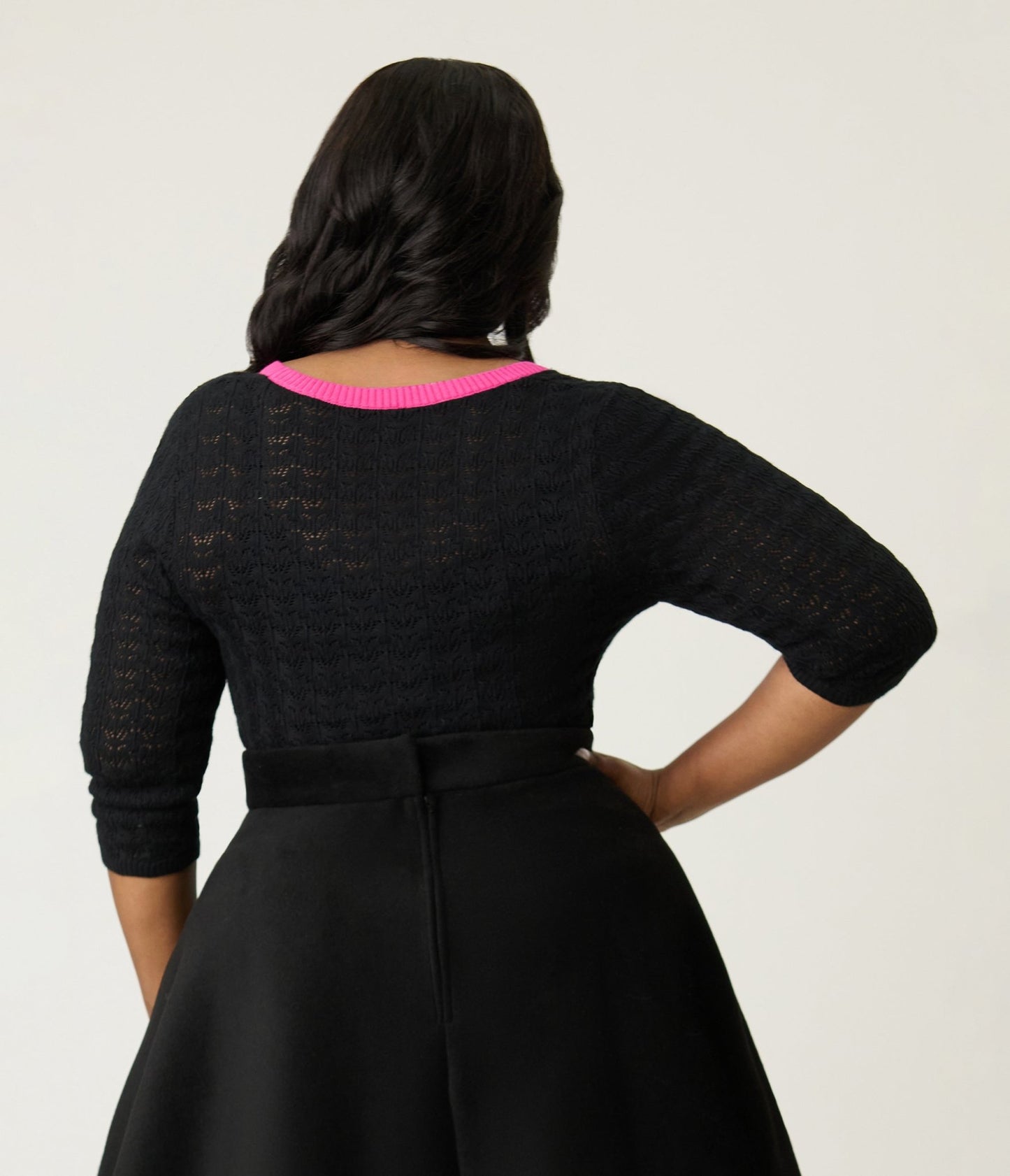 Preorder - Elvira x Unique Vintage Plus Size Gonk Cardigan - Unique Vintage - Womens, TOPS, SWEATERS