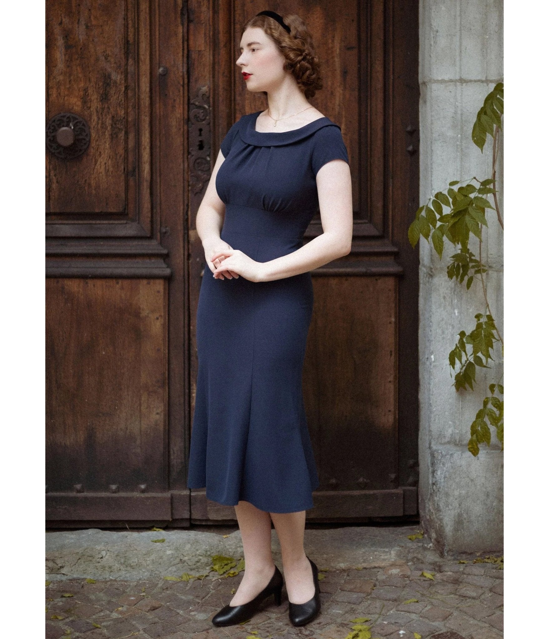 Pretty Retro Navy 1930s Melissa Dress