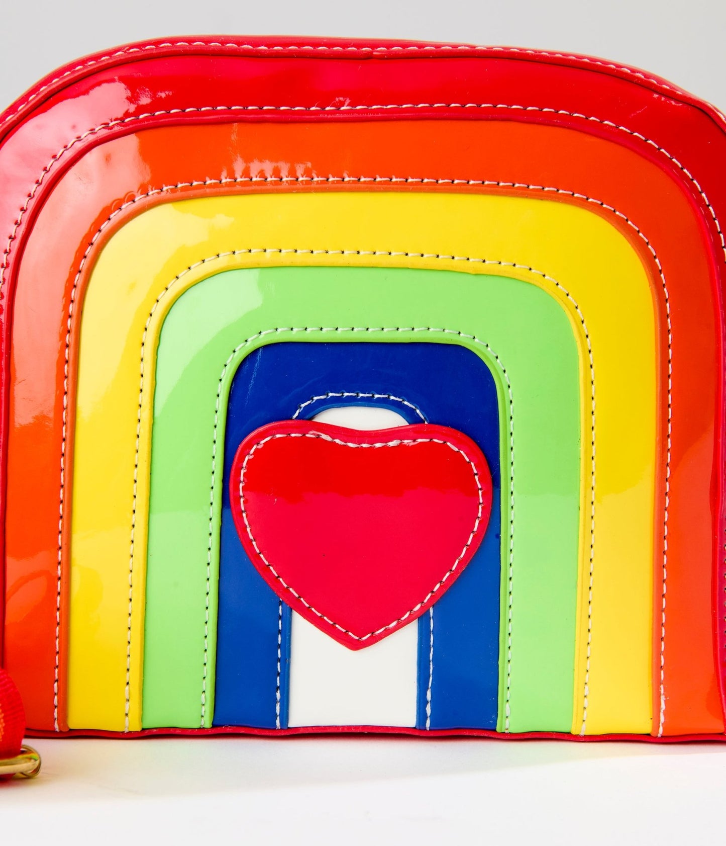 Rainbow Heart Crossbody Bag - Unique Vintage - Womens, ACCESSORIES, HANDBAGS