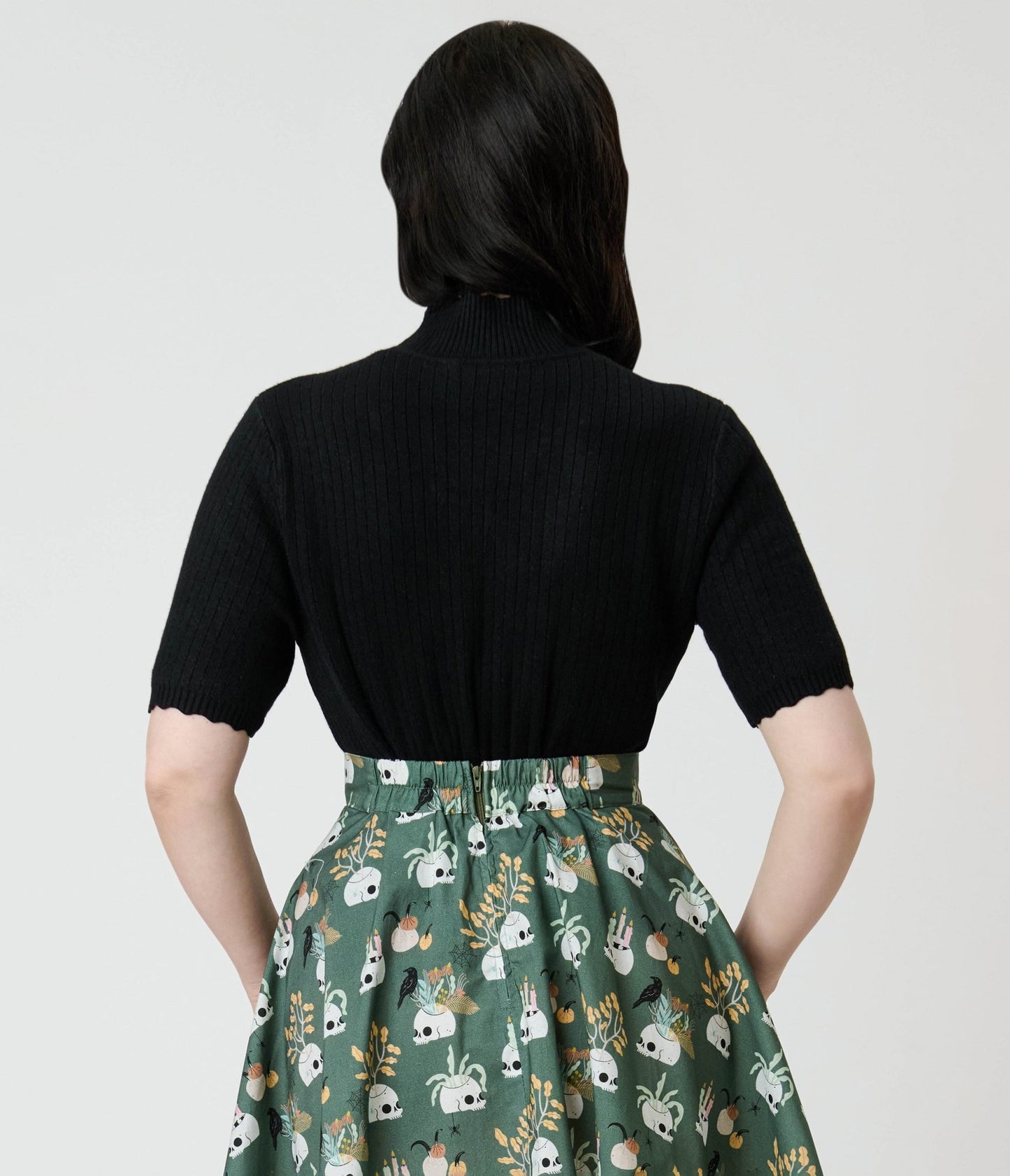 Royal Monk Black Sweet Jane Sweater - Unique Vintage - Womens, TOPS, KNIT TOPS