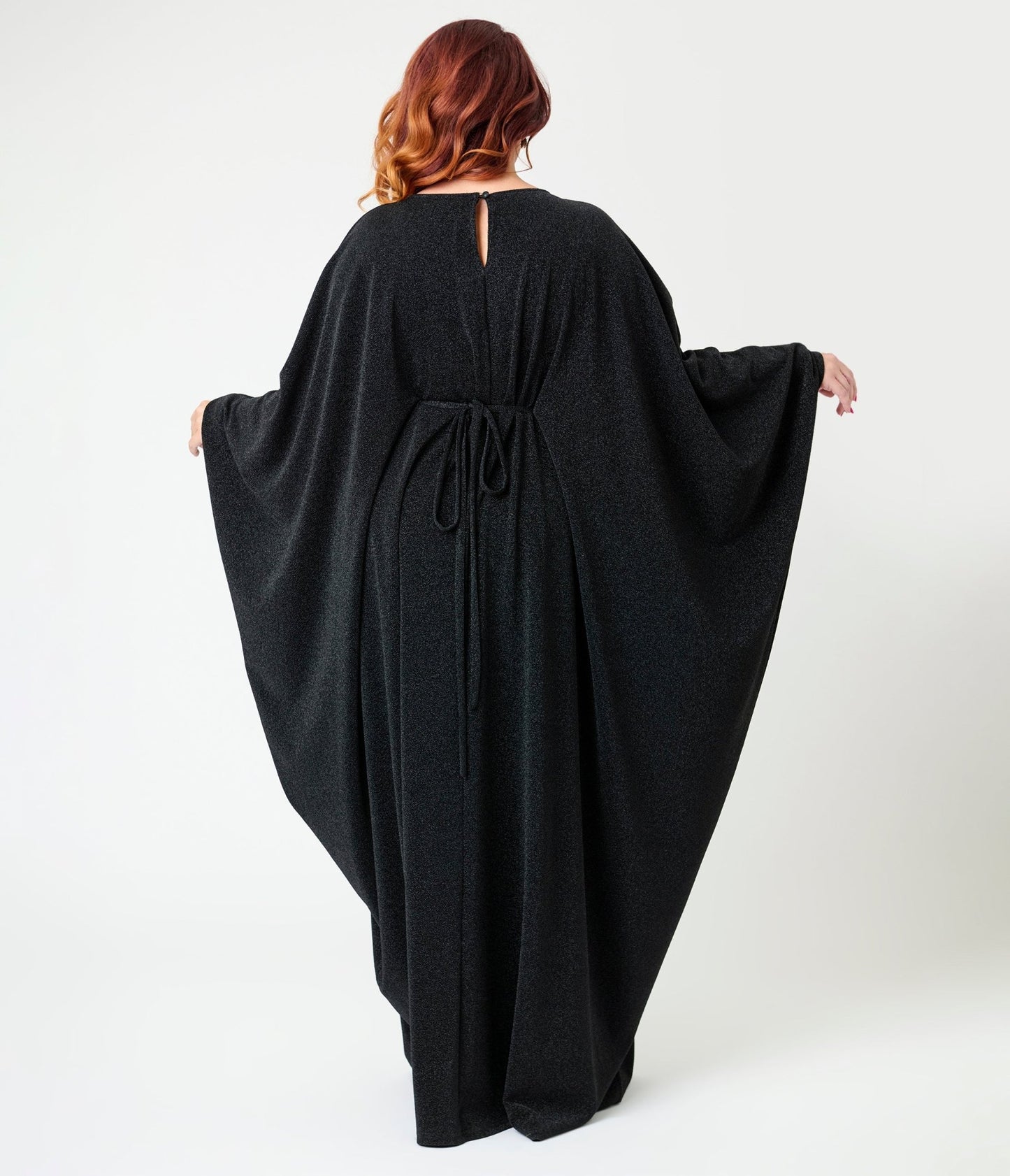 Smak Parlour Black Batwing Caftan - Unique Vintage - Womens, DRESSES, CAFTAN
