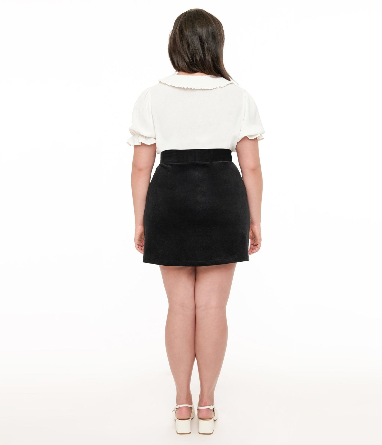 Smak Parlour Plus Size Black & Strawberry Pocket Match Game Mini Skirt - Unique Vintage - Womens, BOTTOMS, SKIRTS