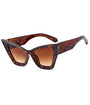 Tortoise Shell Large Frame Cat Eye Sunglasses