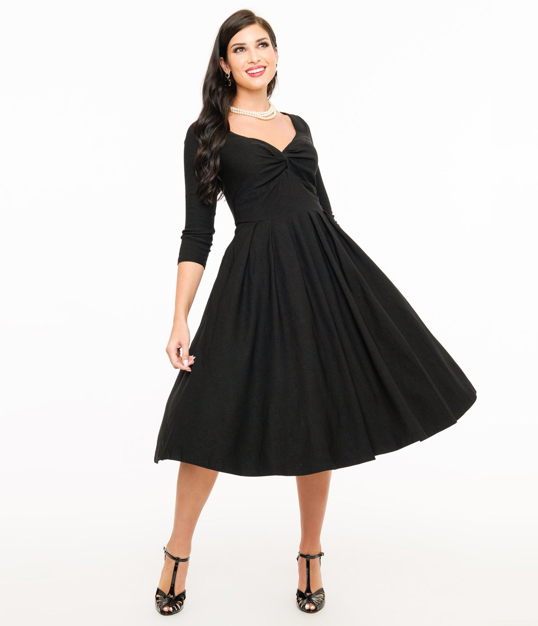 50s dress black 1950s Little Black Vintage Mrs. Maisel Dress