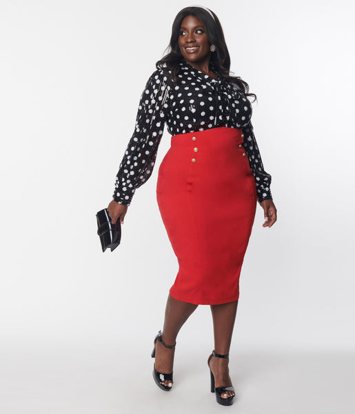 Plus size skirts and knirschte blouses