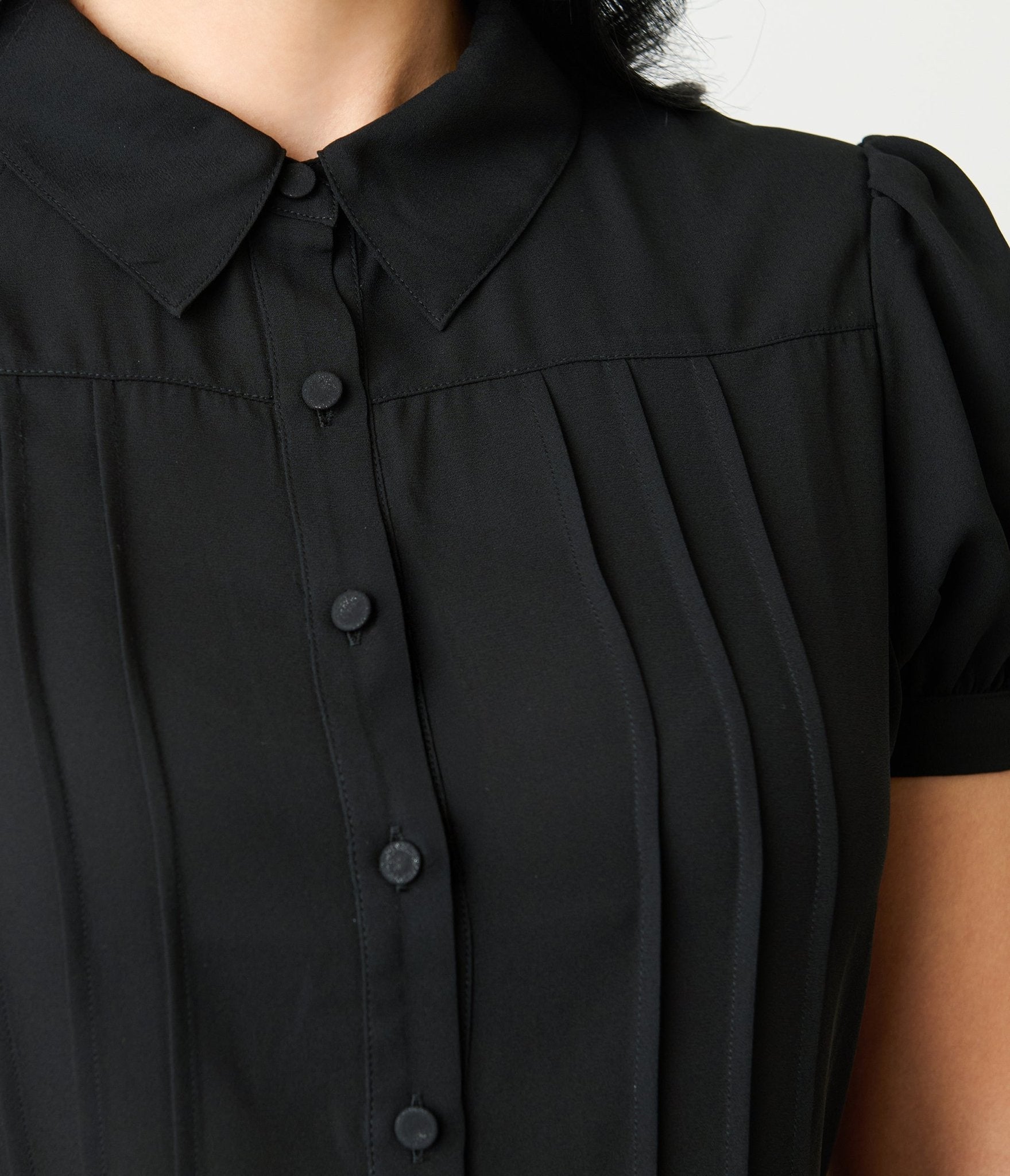 Unique Vintage Black Colvin Blouse - Unique Vintage - Womens, TOPS, WOVEN TOPS