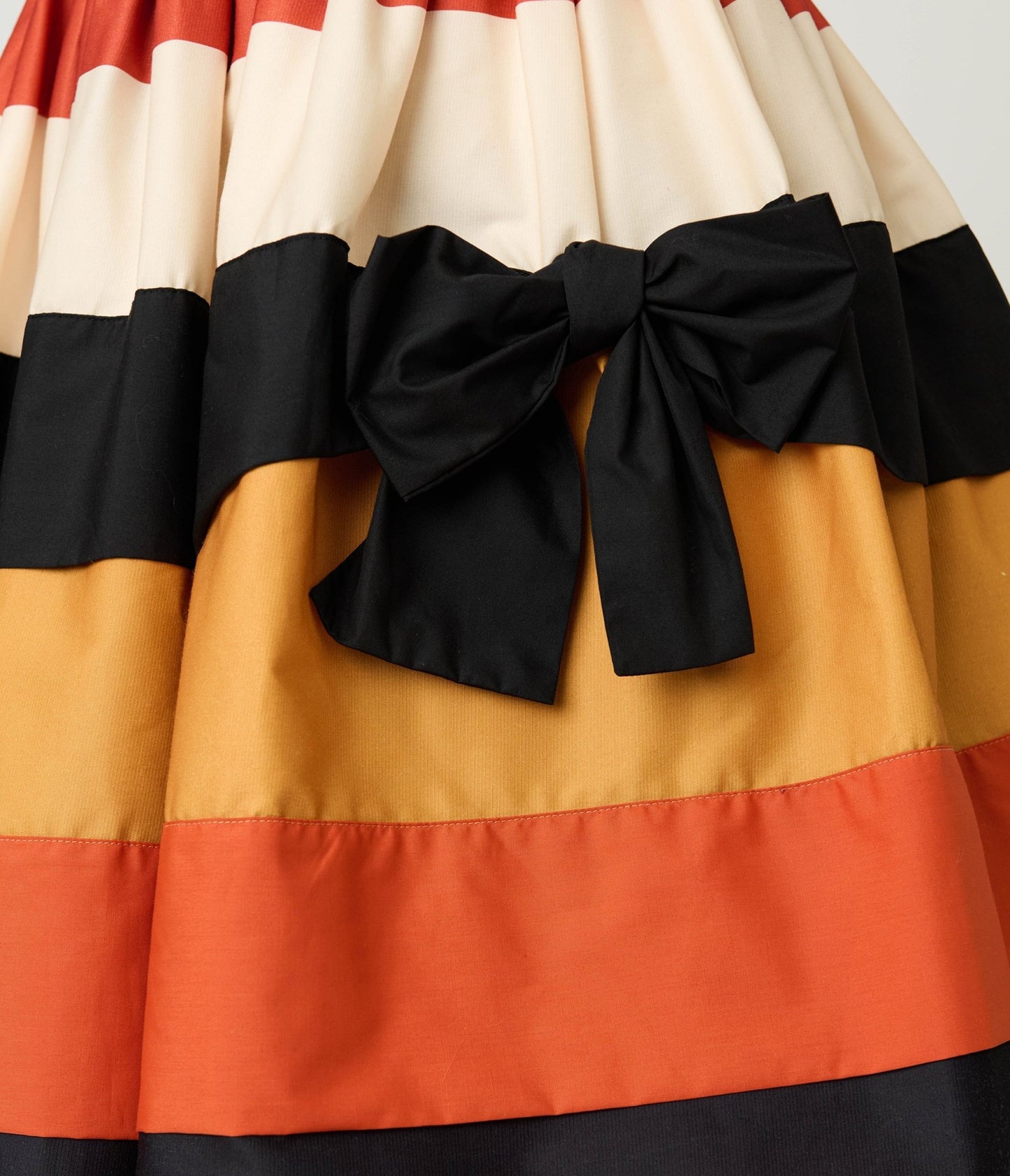 Unique Vintage Candy Corn Stripe Gellar Swing Skirt - Unique Vintage - Womens, BOTTOMS, SKIRTS