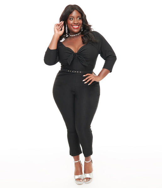 ワンピース BAU by Bride And You XENA Squareneck jumpsuit (Black) Plan your wedding with bride and you