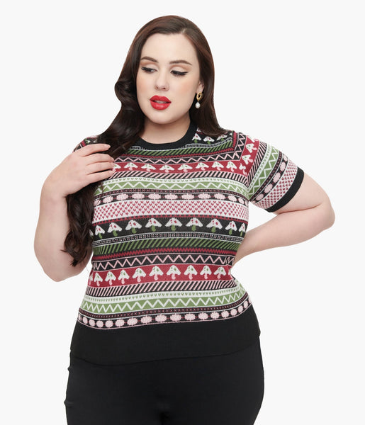 Unique plus size sweaters top