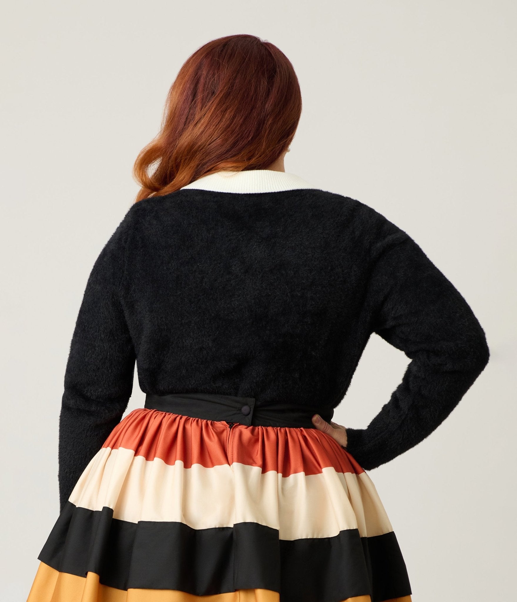 Unique Vintage Plus Size Black Spider Pin Cardigan - Unique Vintage - Womens, TOPS, SWEATERS