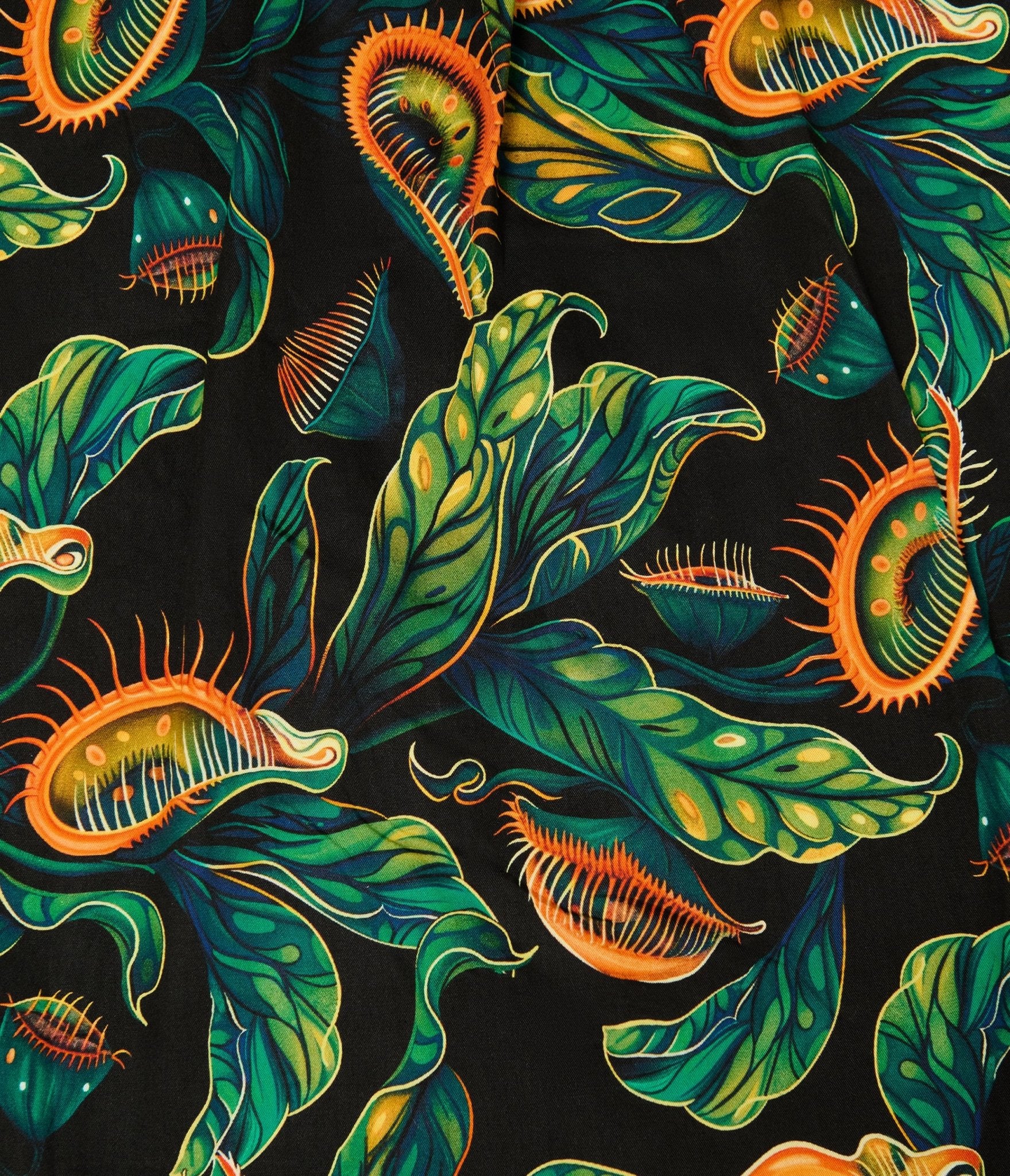 Unique Vintage Plus Size Venus Fly Trap Venus Fly Trap Mens Shirt - Unique Vintage - Mens, TOPS, WOVEN TOPS