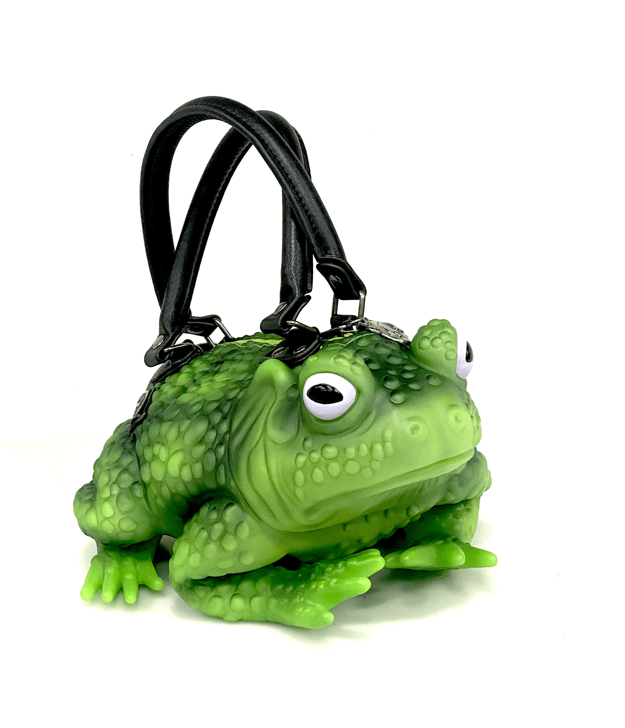 Windy Willow Glow in the Dark Green Toad Bag - Unique Vintage - Womens, ACCESSORIES, HANDBAGS