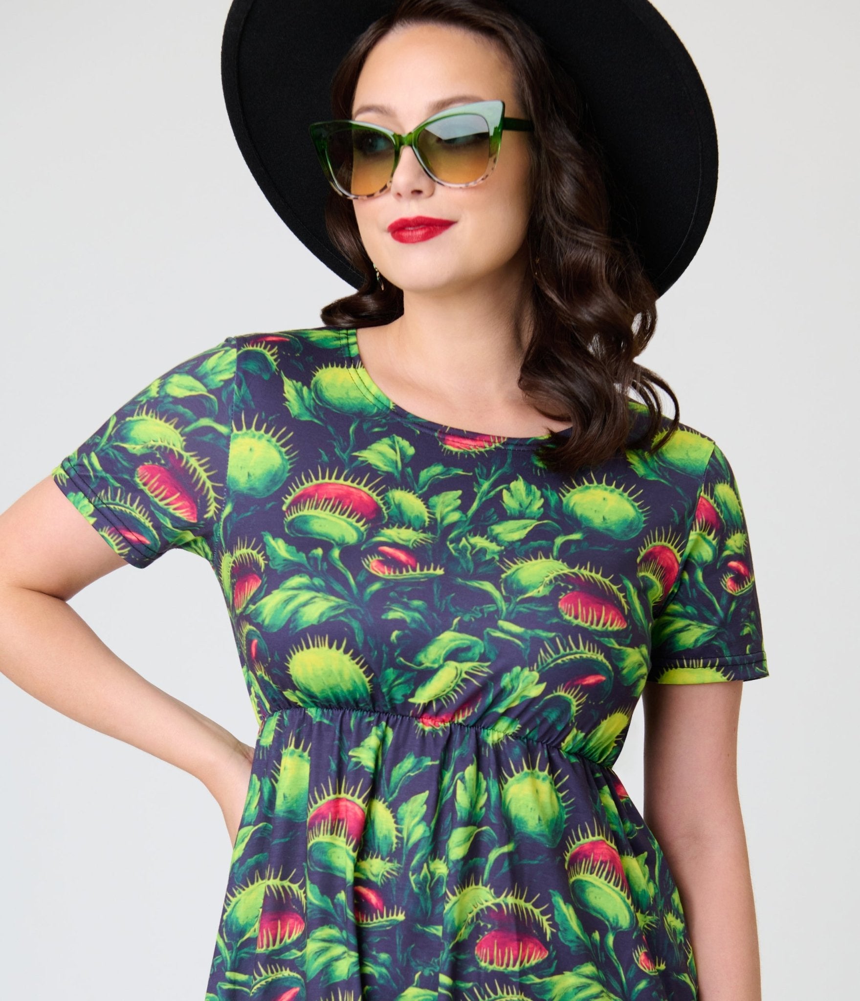 Witchwood Bags Black Venus Flytrap Dress - Large