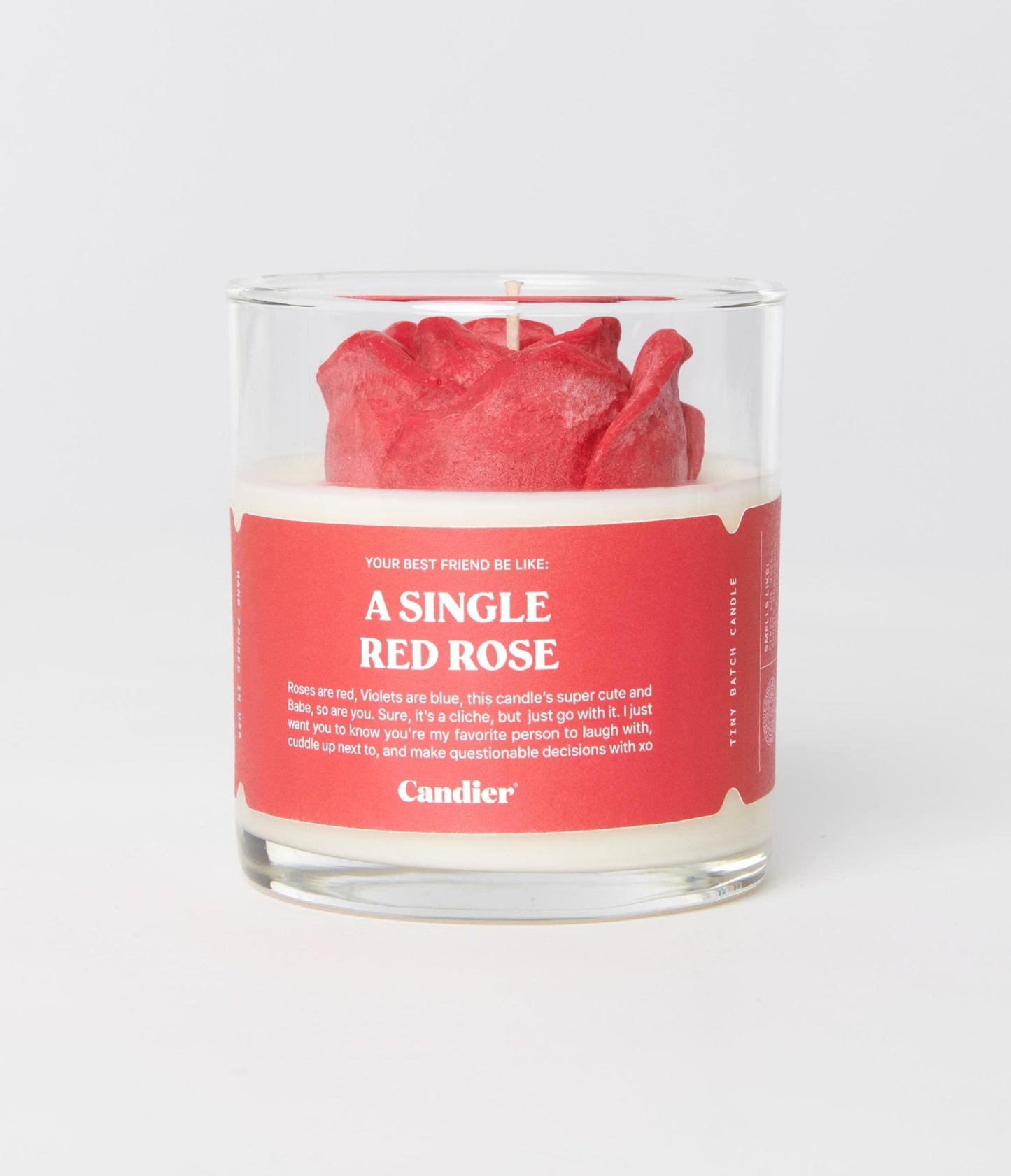 A Single Red Rose Candle - Unique Vintage - Womens, ACCESSORIES, GIFTS/HOME